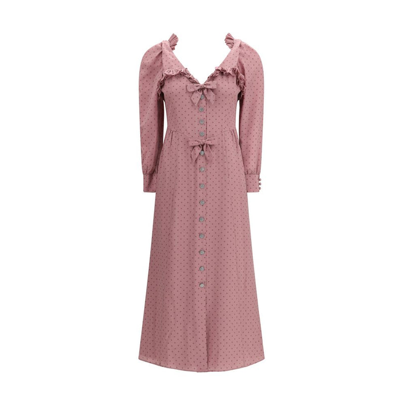 Alessandra Rich Multicolor Silk Casual Dress