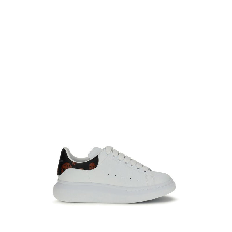 Alexander McQueen White Calf Leather Bos Taurus Low Top Sneakers