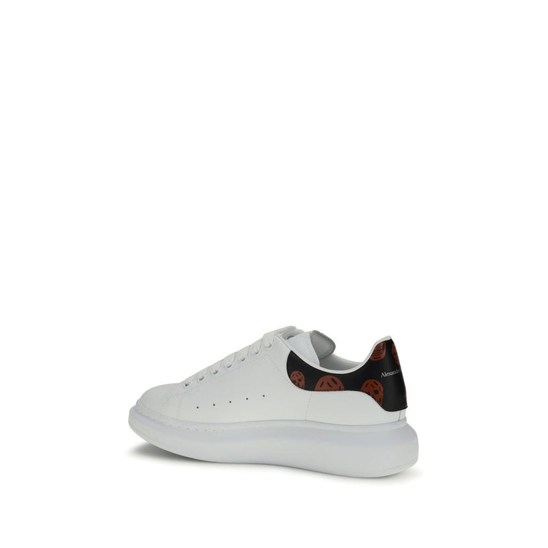 Alexander McQueen White Calf Leather Bos Taurus Low Top Sneakers