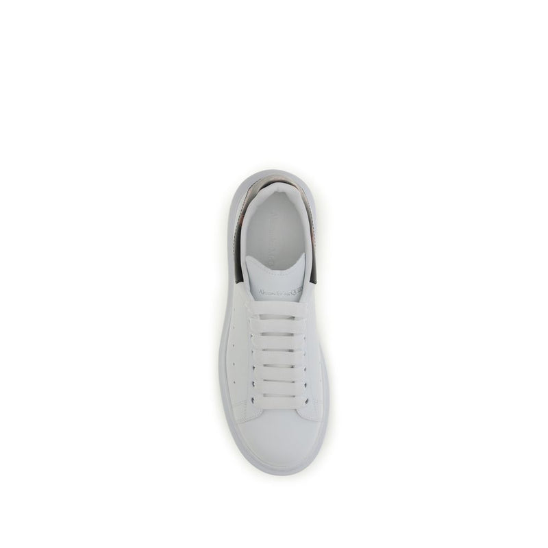 Alexander McQueen White Calf Leather Bos Taurus Low Top Sneakers