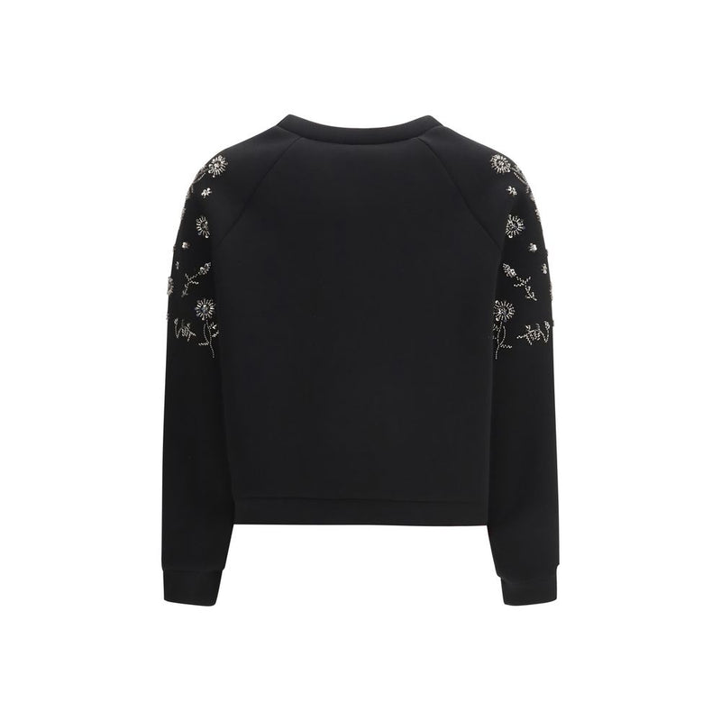 Max Mara Black Polyester Sweatshirt