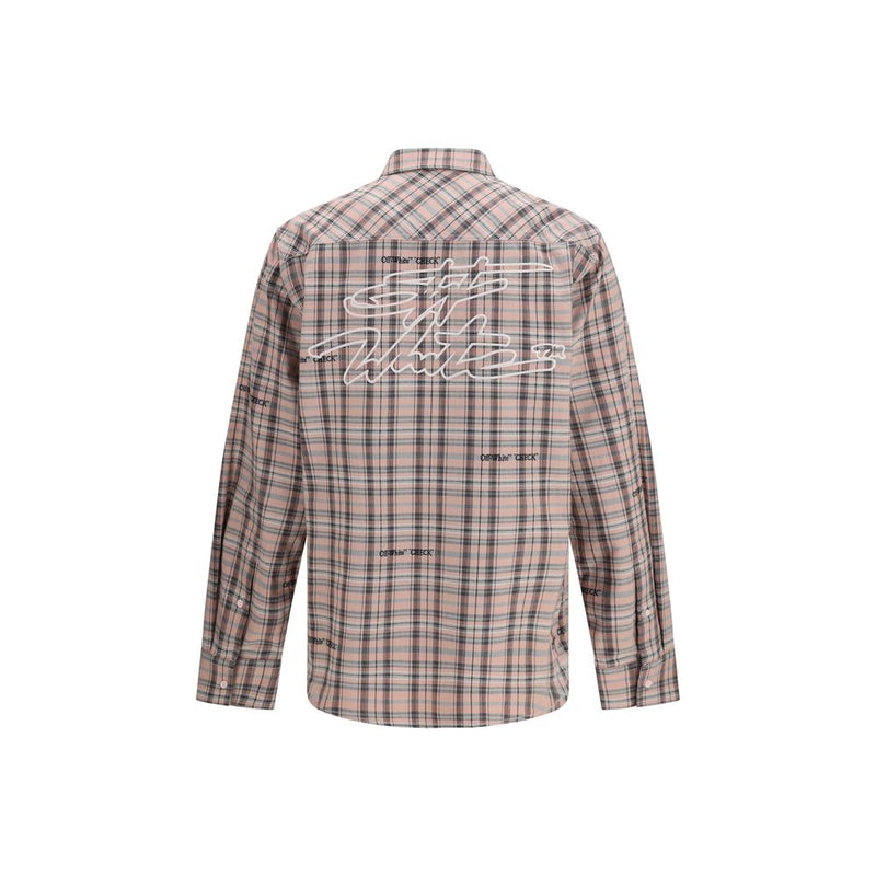 Off-White Multicolor Cotton Pattern Shirt