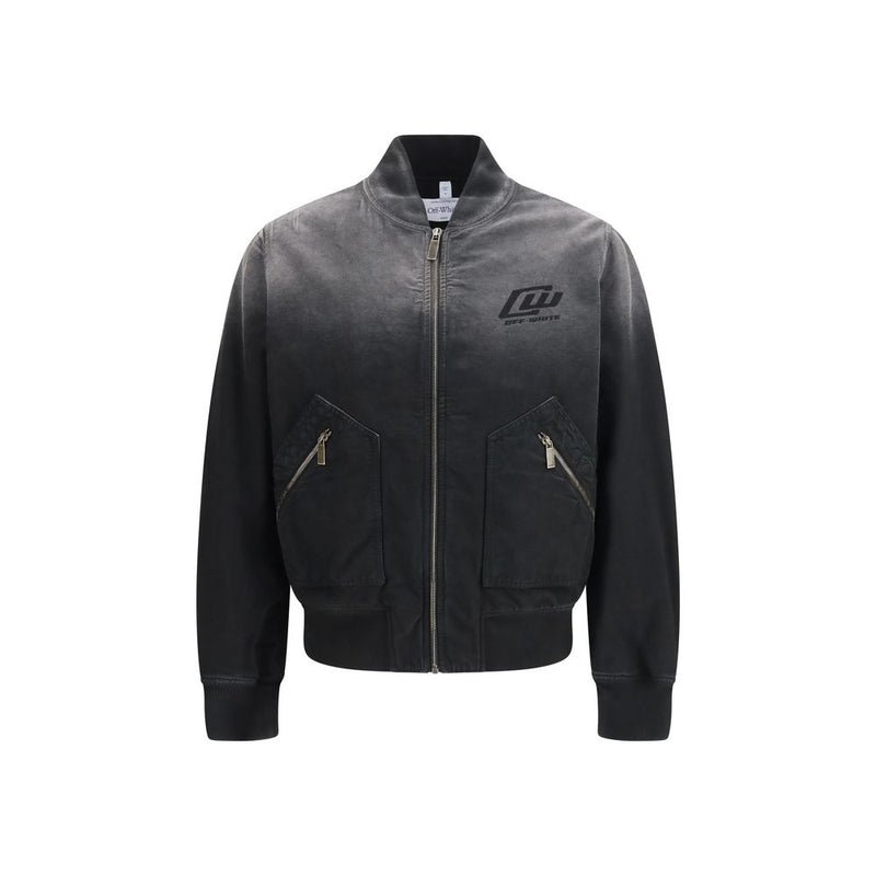 Off-White Black Cotton Bomber