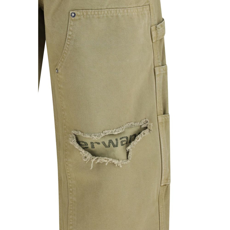 Alexander Wang Bicolor Cotton Cargo Pants
