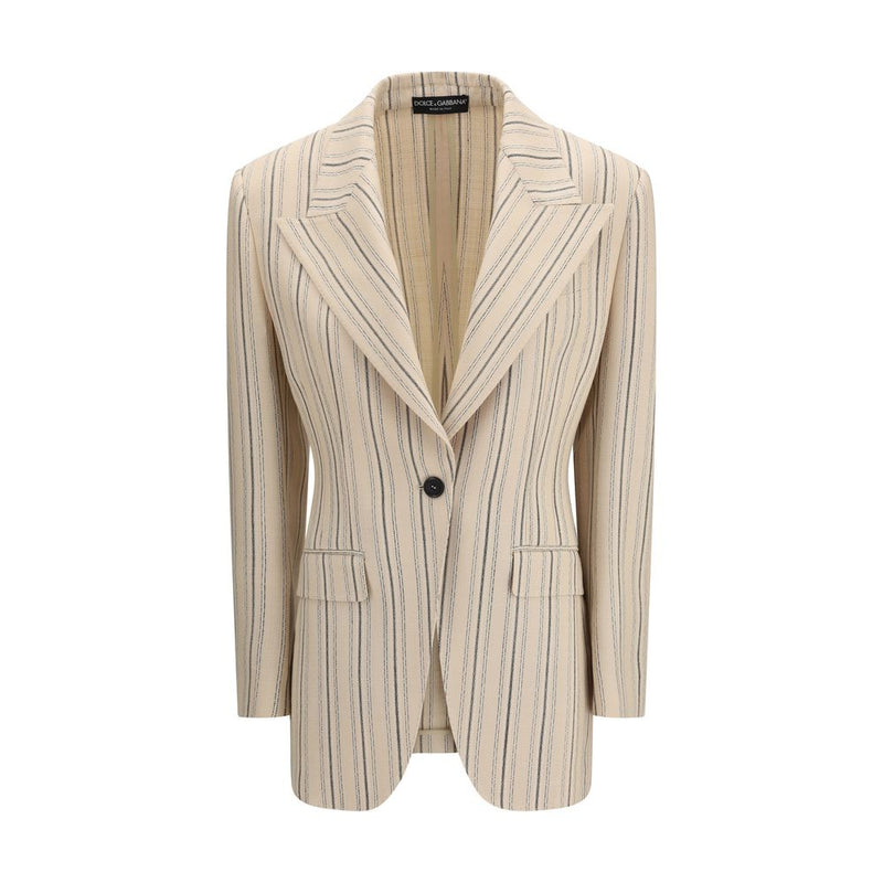 Dolce & Gabbana Multicolor Viscose Full-Length Jacket