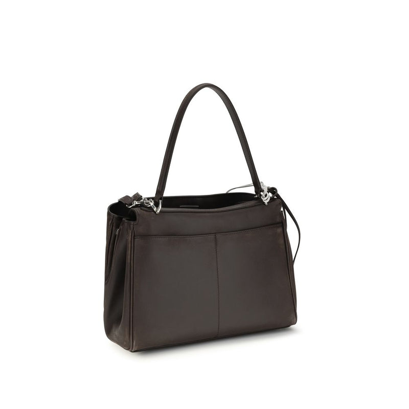 Balenciaga Brown Calf Leather Bos Taurus Shoulder Bag