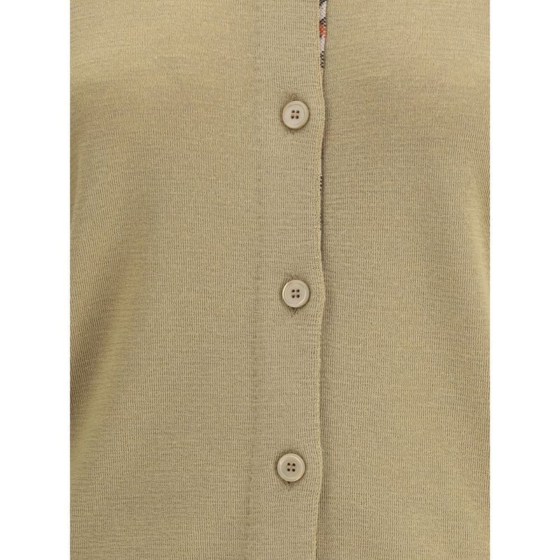 Burberry Brown Wool Oves Aries Cardigan
