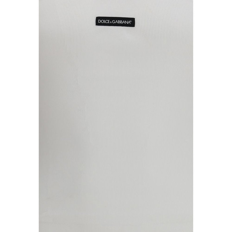 Dolce & Gabbana White Cotton Top