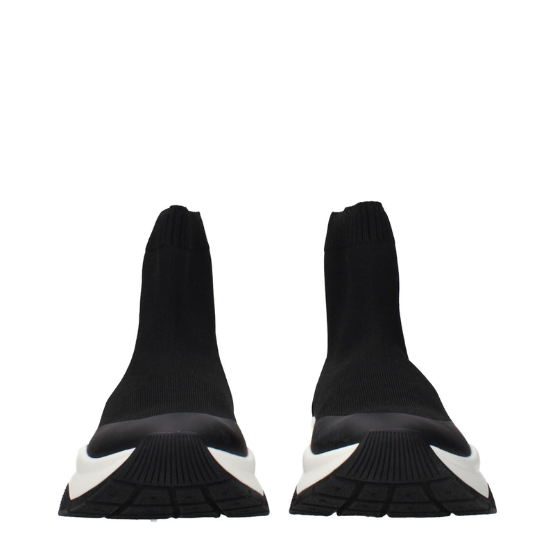 Jimmy Choo Black Fabric Ankle Boots