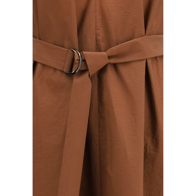 Brunello Cucinelli Brown Polyamide Casual Dress