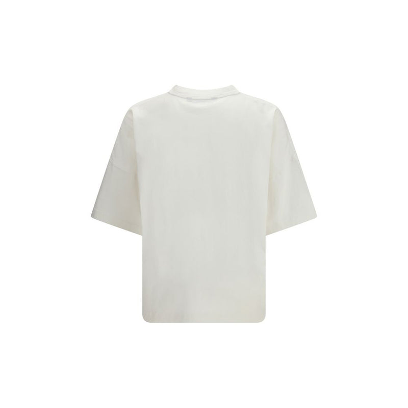 Palm Angels White Cotton T-Shirt