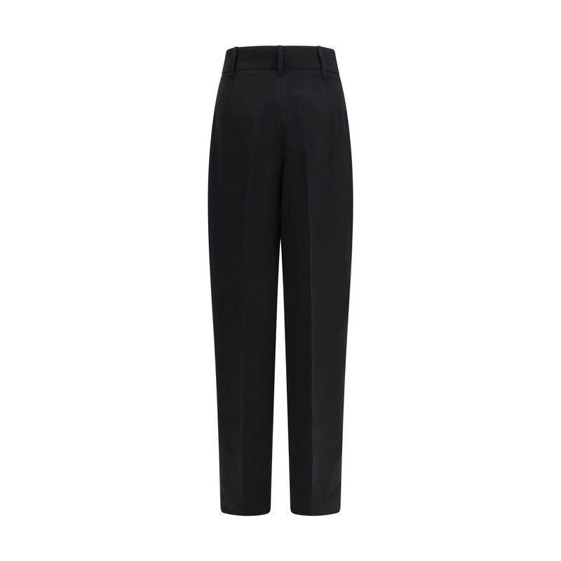 Max Mara Black Linen Pants
