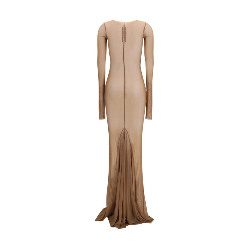 Rick Owens Brown Polyamide Casual Dress
