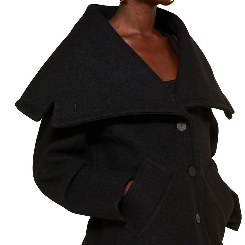 Jacquemus Black Virgin Wool Full-Length Jacket