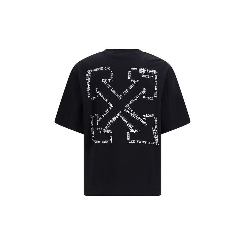 T-shirt en coton noir Off-White