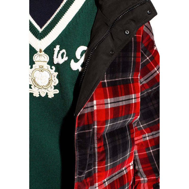 Dolce & Gabbana Black Cotton Bomber
