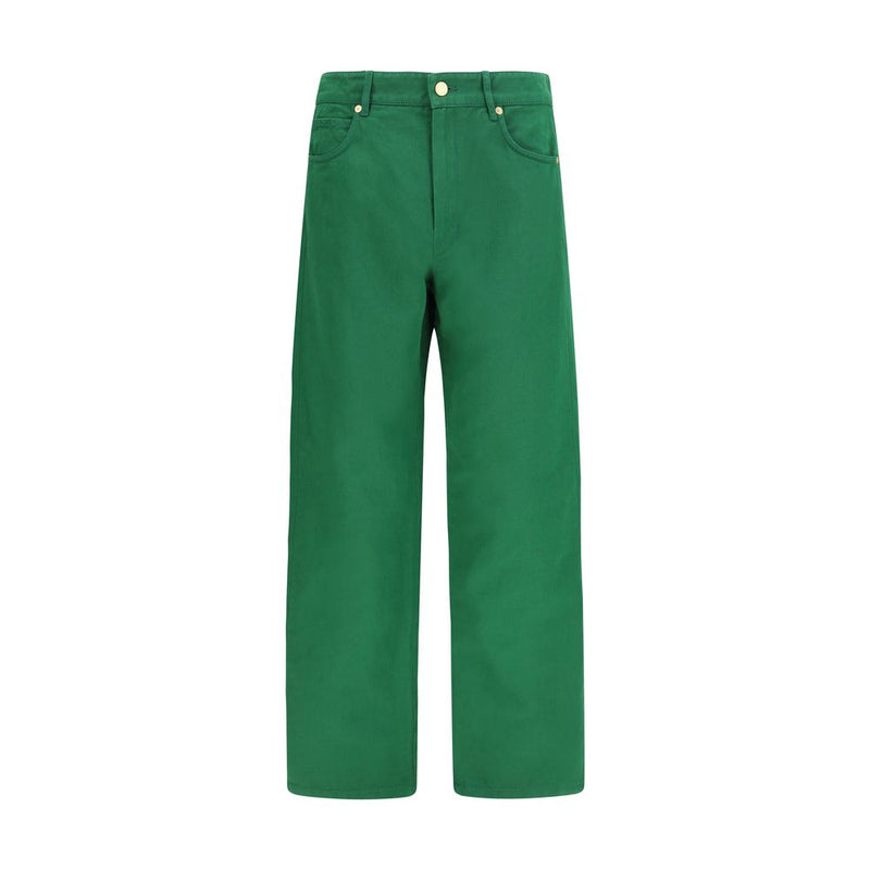 'S Max Mara Bicolor Cotton Casual Pants