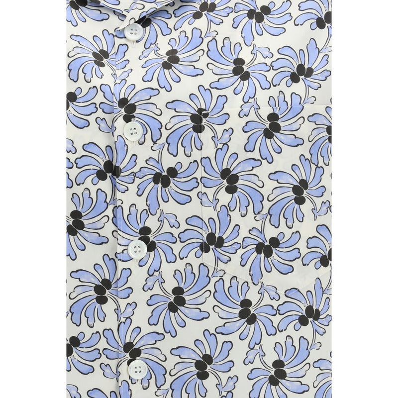Prada Multicolor Cotton Pattern Shirt
