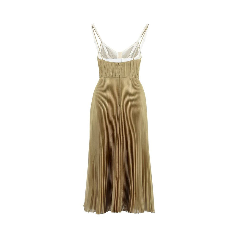 Prada Gold Polyester Cocktail Dress