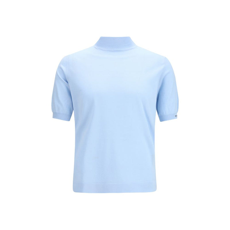 Prada Blue Cotton Sweatshirt