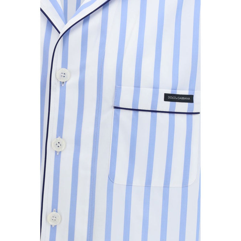 Dolce & Gabbana Multicolor Cotton Pattern Shirt