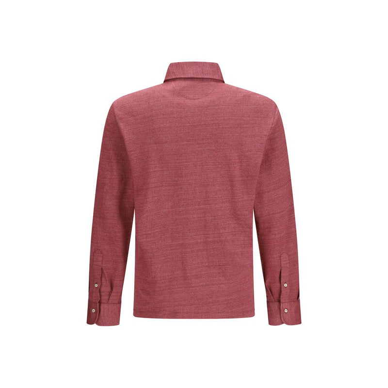 Brunello Cucinelli Multicolor Linen Polo Shirt