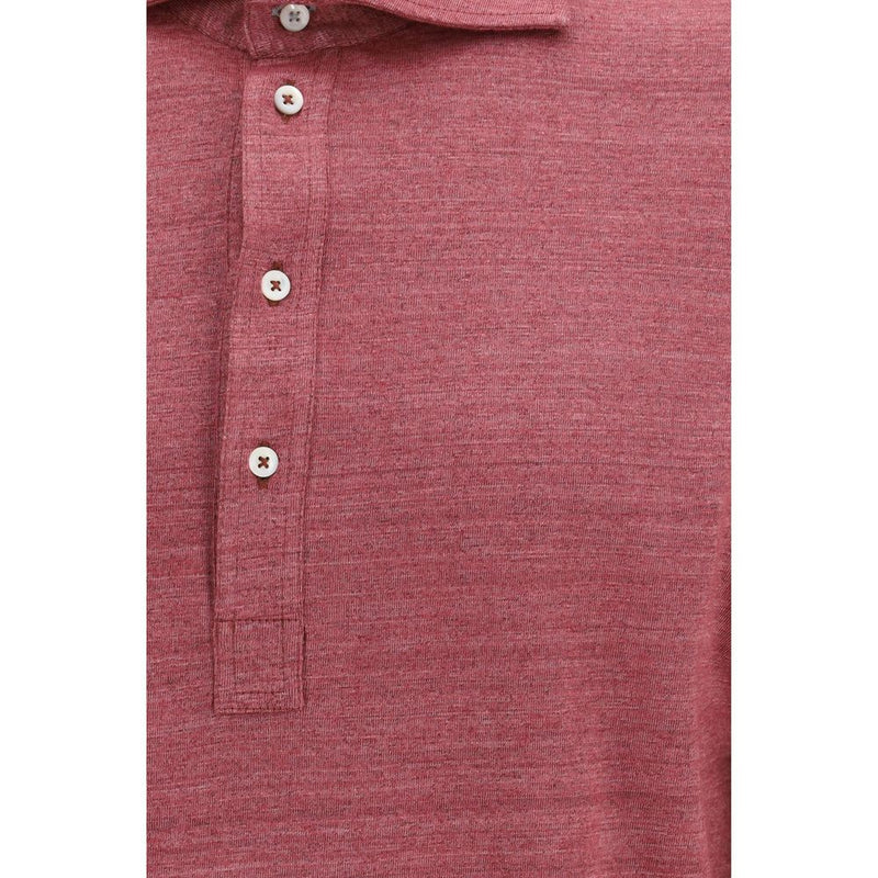 Brunello Cucinelli Multicolor Linen Polo Shirt