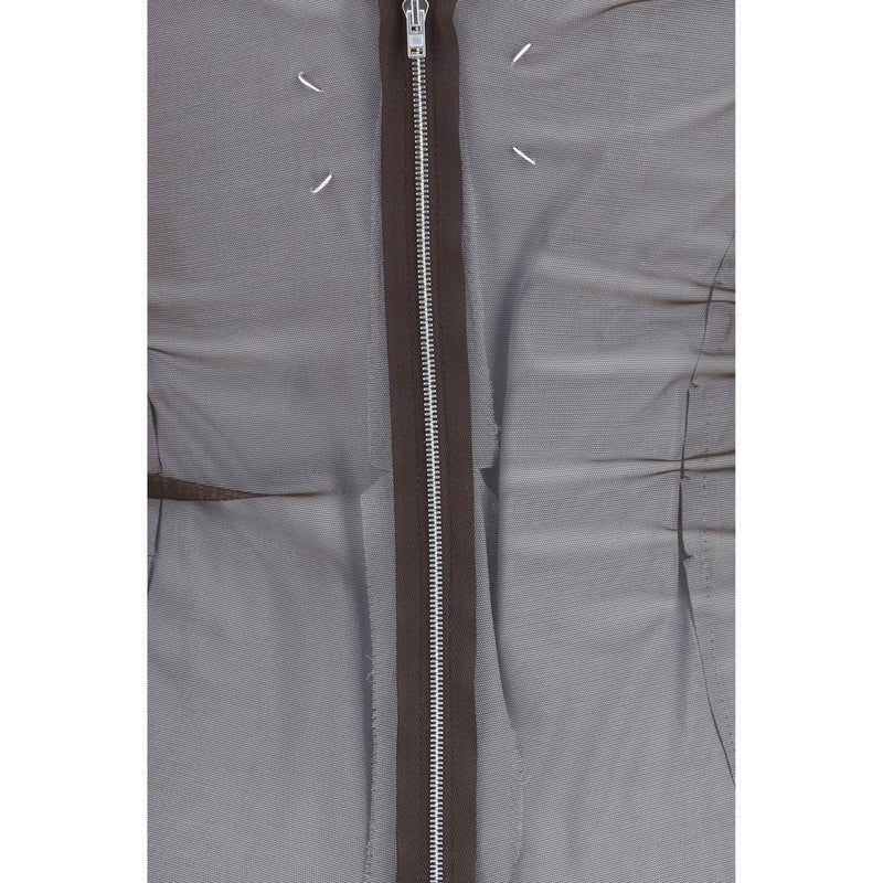 Maison Margiela Brown Polyamide Casual Dress