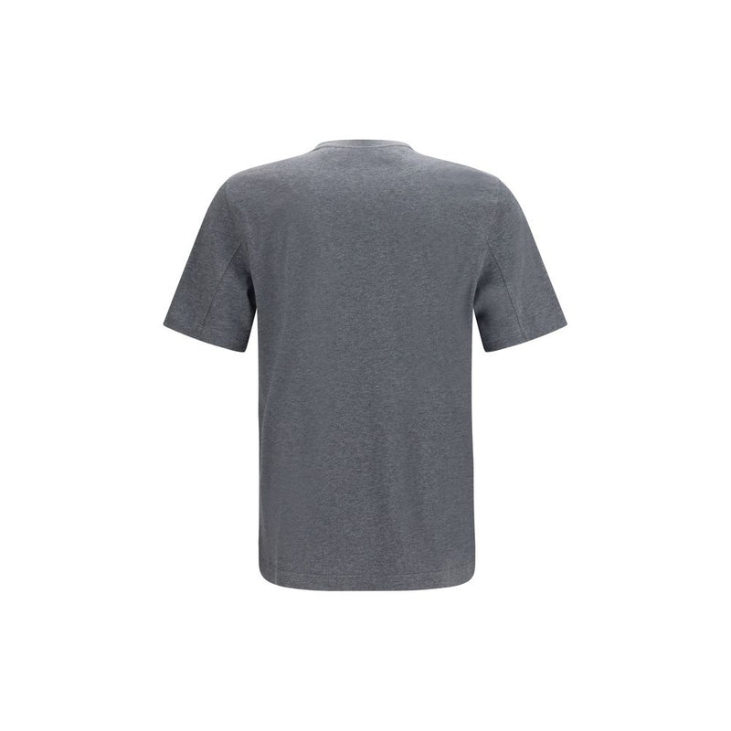 Brunello Cucinelli Blue Cotton T-Shirt