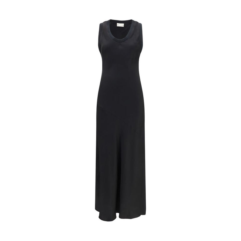 Ami Paris Black Viscose Casual Dress
