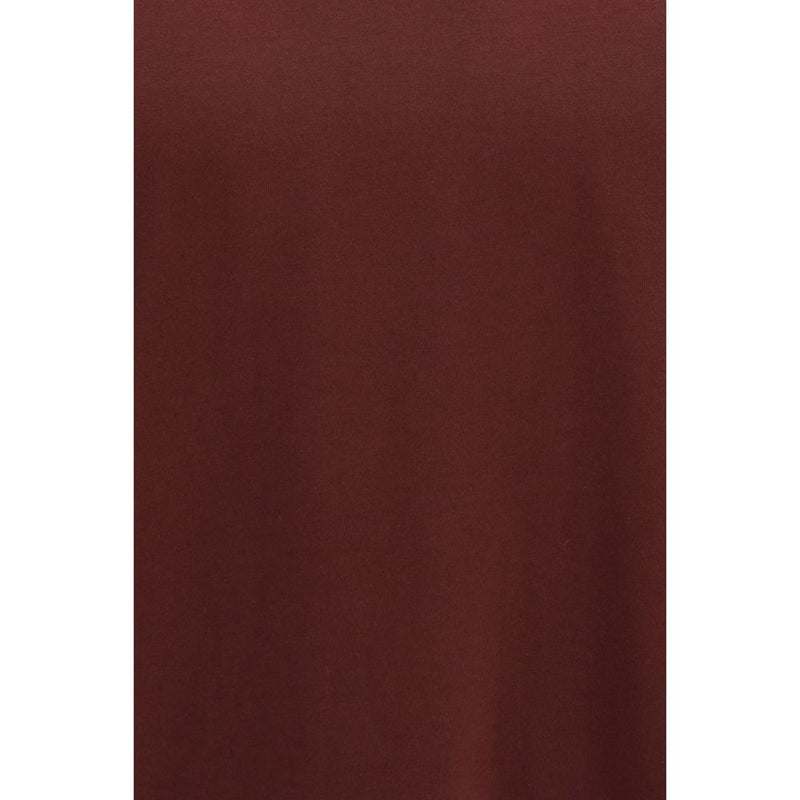 Comme Des Garçons Bordeaux Cotton T-Shirt