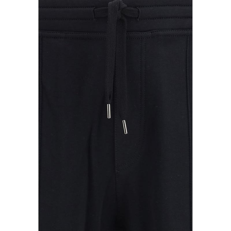Brunello Cucinelli Black Cotton Joggers (Workout Pants)