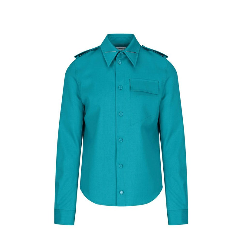 Bottega Veneta Bicolor Elastane Dress Shirt