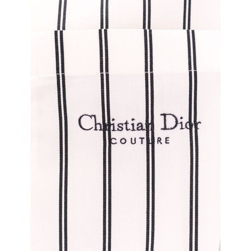 Dior White Cotton Dress Shirt