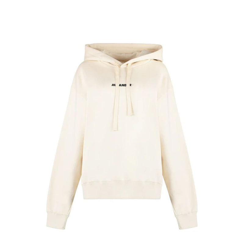 Jil Sander White Cotton Sweatshirt