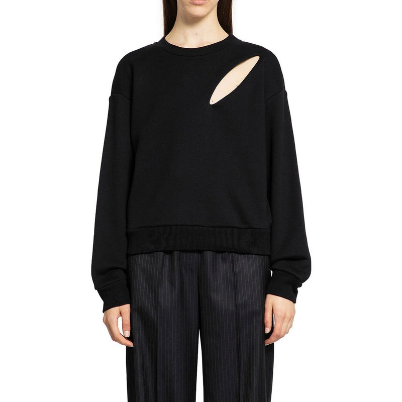Alexander McQueen Black Cotton Sweatshirt