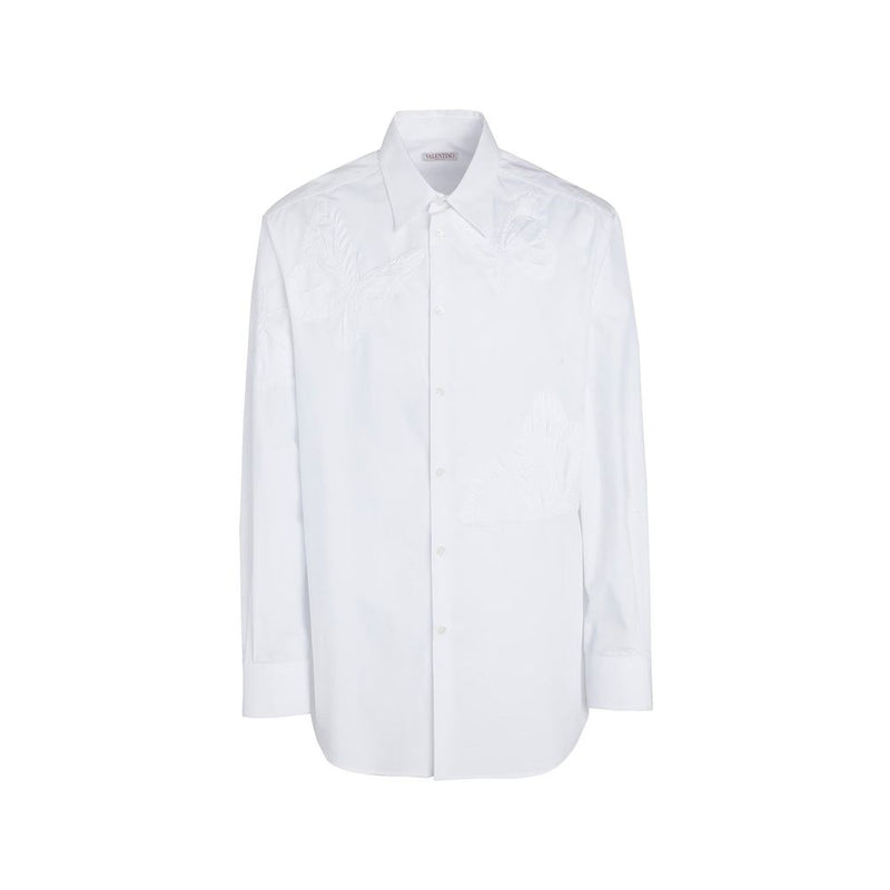 Valentino Garavani White Cotton Dress Shirt