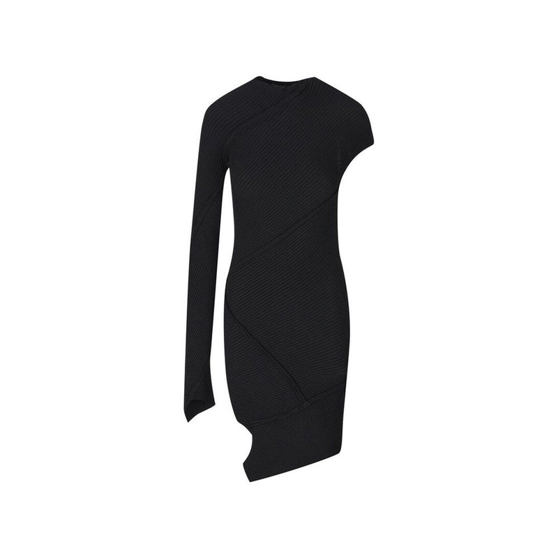 Balenciaga Black Polyester Cocktail Dress