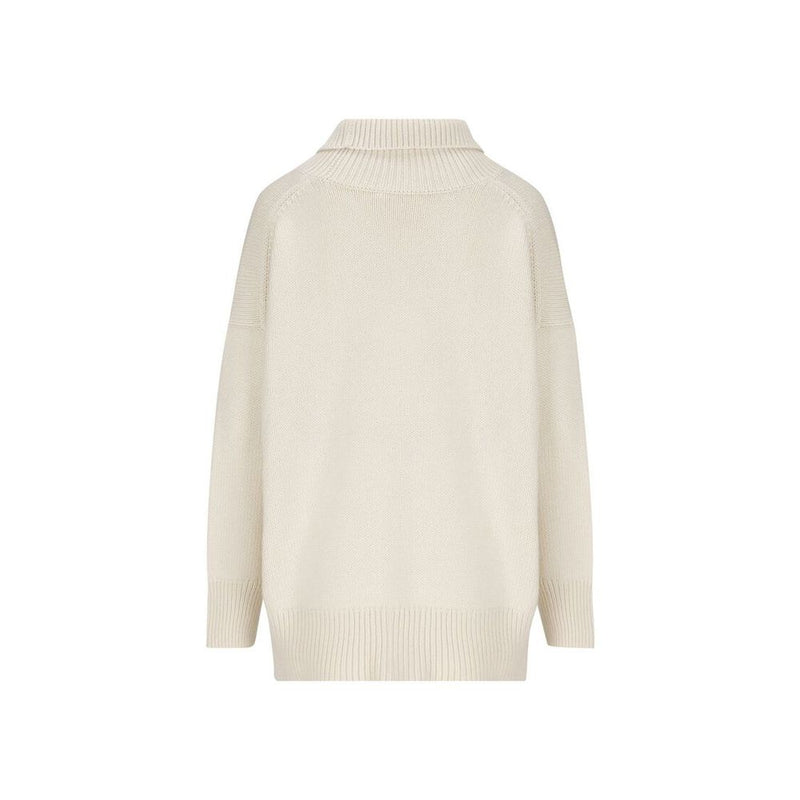 Chloé White Cashmere Turtleneck