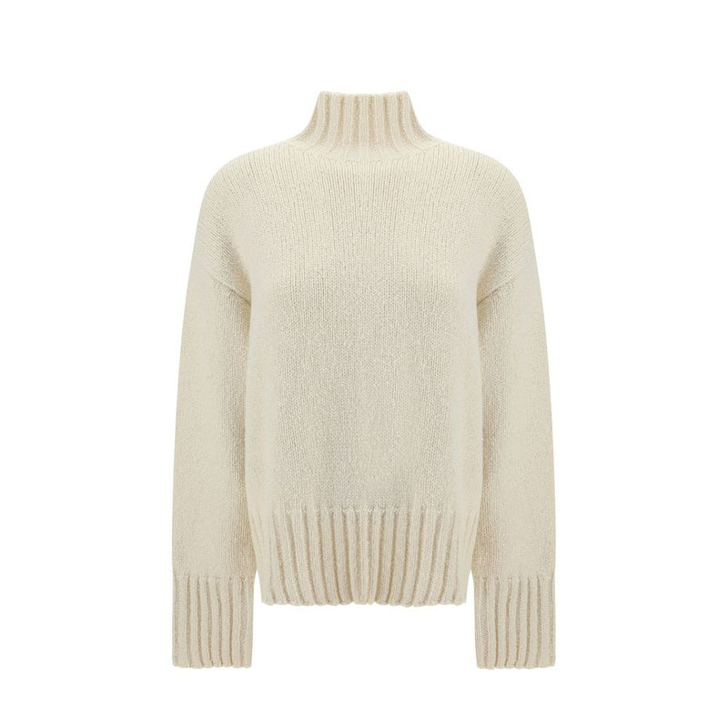 Jil Sander White Silk Sweatshirt