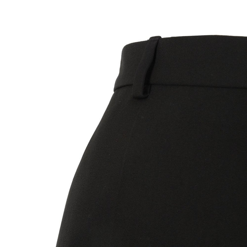 Balenciaga Black Wool Flared Pants