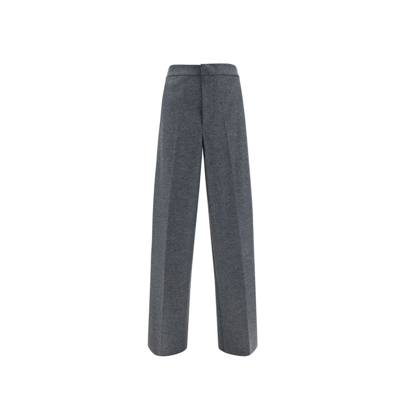 Jil Sander Gray Wool Dress Pants