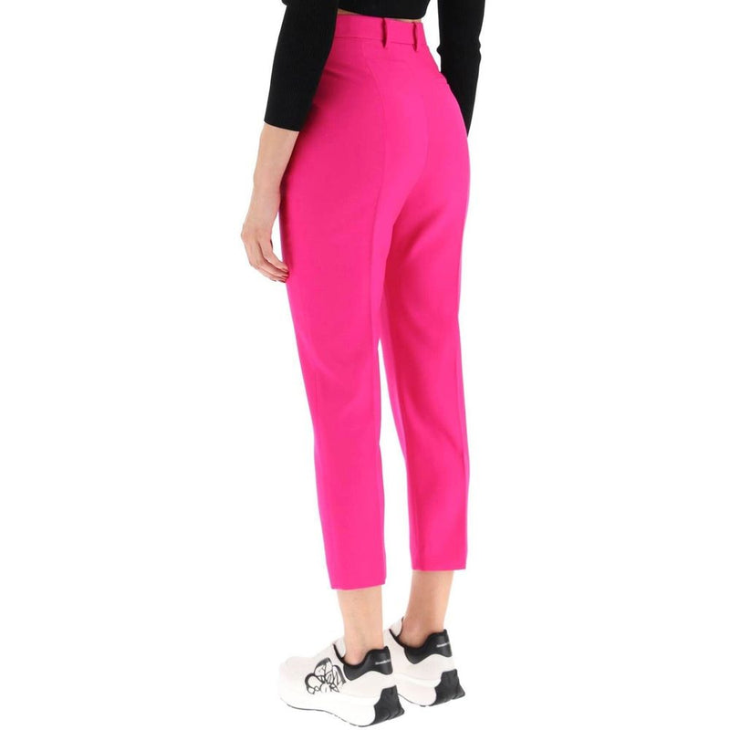 Alexander McQueen Multicolor Wool Casual Pants