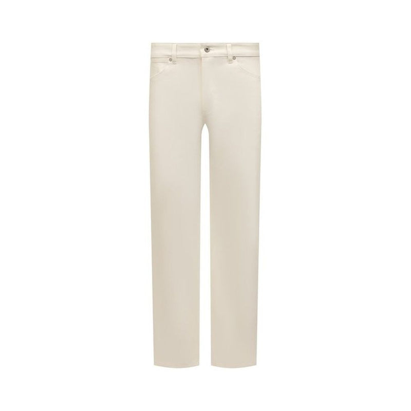 Jil Sander White Cotton Jeans Denim