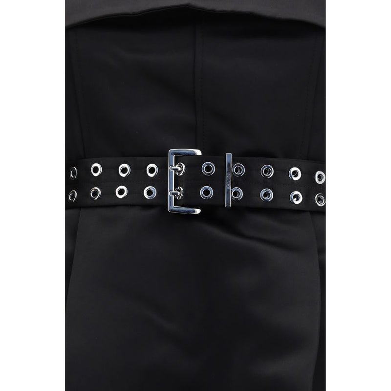 Ganni Black Polyester Casual Dress