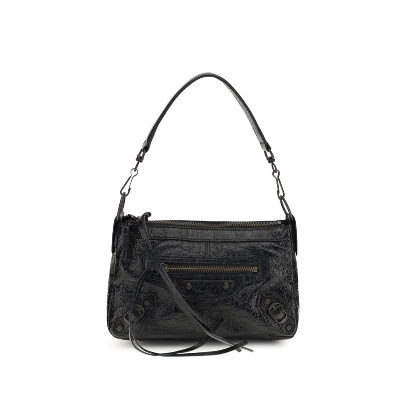 Balenciaga Black Lamb Ovis Aries Shoulder Bag