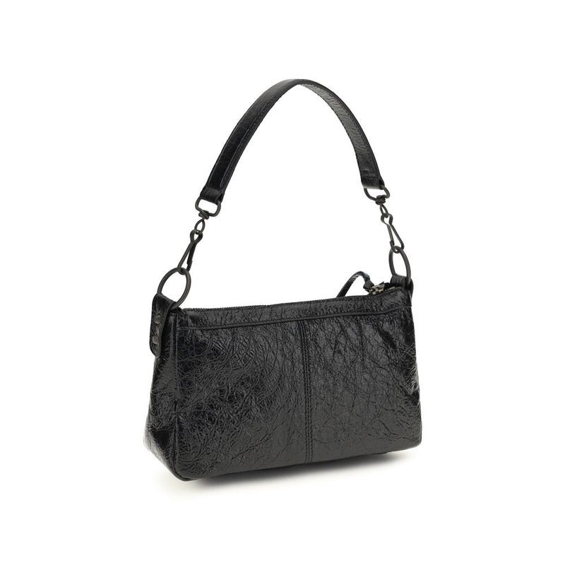 Balenciaga Black Lamb Ovis Aries Shoulder Bag