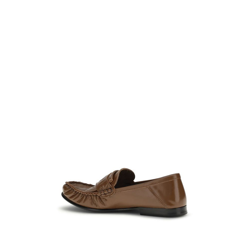 Marni Brown Lamb Ovis Aries Aries Slip-On Loafers