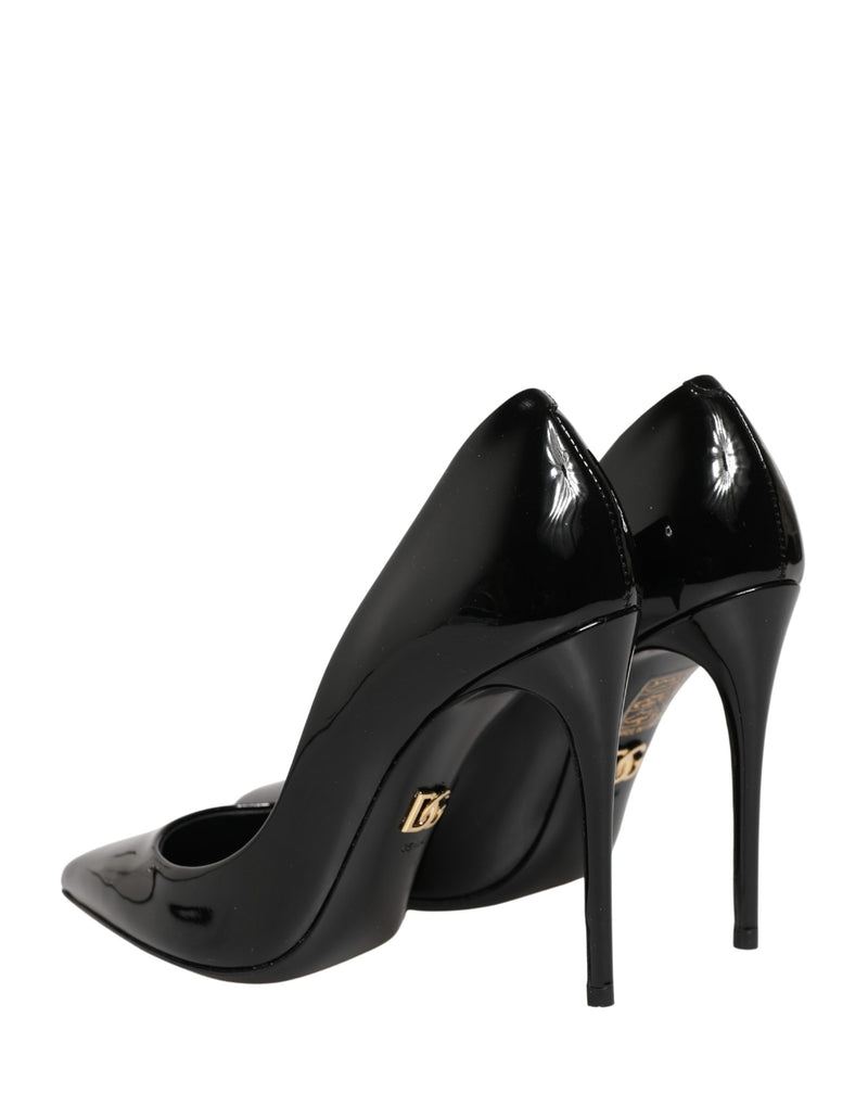 Dolce & Gabbana Décolleté nere in pelle di vitello con tacco a stiletto