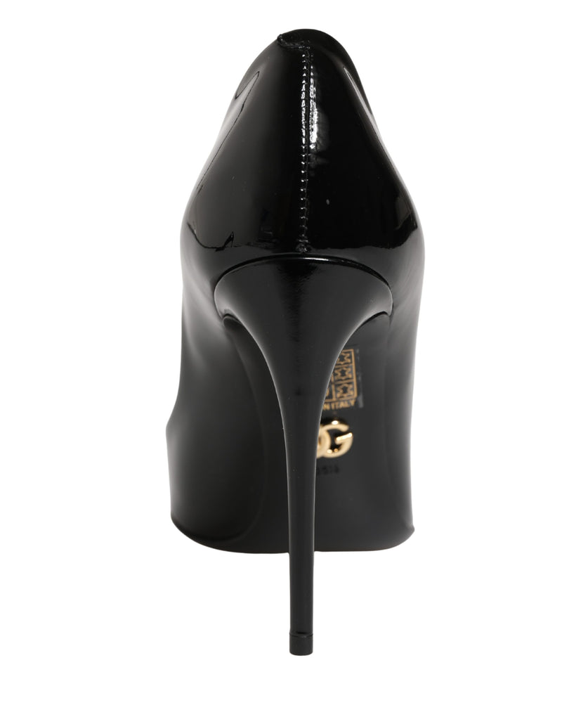 Dolce & Gabbana Décolleté nere in pelle di vitello con tacco a stiletto